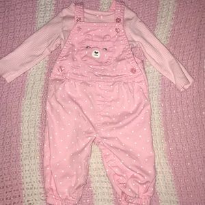 Just One You by Carter’s Pink Babygirl Overalls
